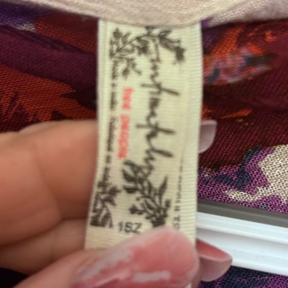 Free People bali Wrapped in Blooms Tassel Trim Wrap kimono #14 - Picture 4 of 9